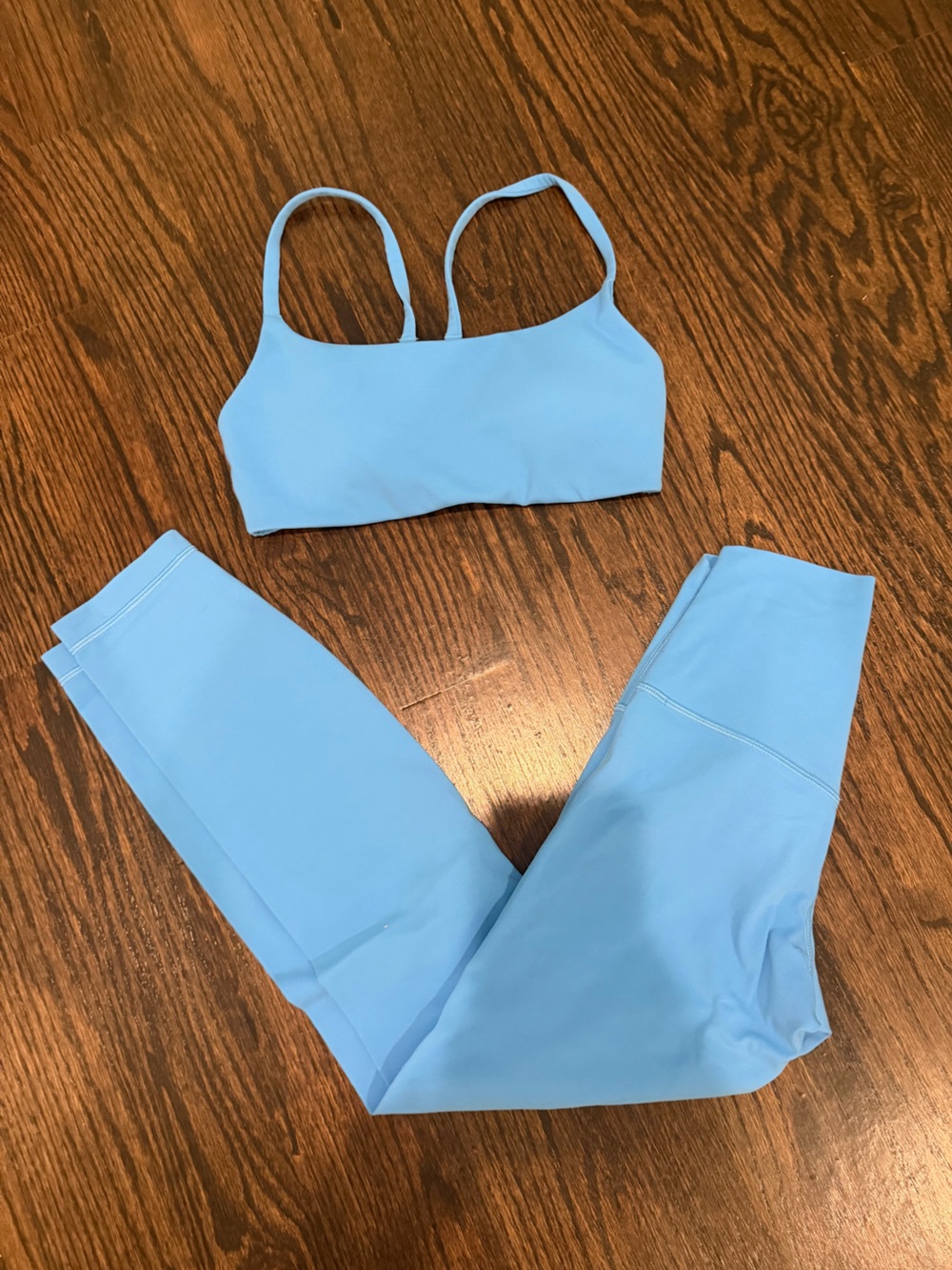 Lululemon ocean wave blue matching set - Picture 2 of 3